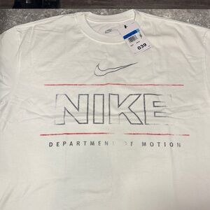 Nike White Graphic Men's Tee